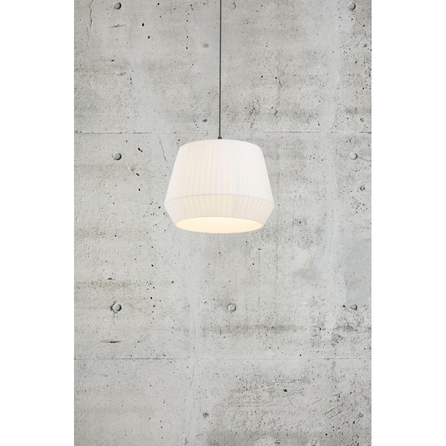 Nordlux - Suspension sur câble DICTE 1xE27/60W/230V Ø40 cm blanche