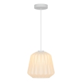 Nordlux - Suspension sur câble ELBIE 1xE27/15W/230V Ø 24 cm blanche
