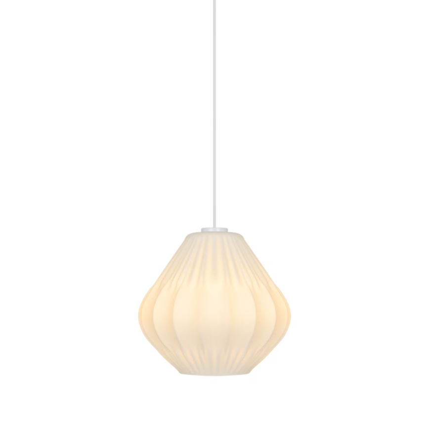 Nordlux - Suspension sur câble MALUCA 1xE27/15W/230V Ø 29 cm blanc