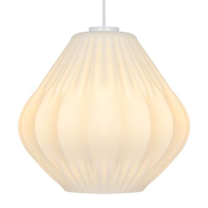 Nordlux - Suspension sur câble MALUCA 1xE27/15W/230V Ø 29 cm blanc