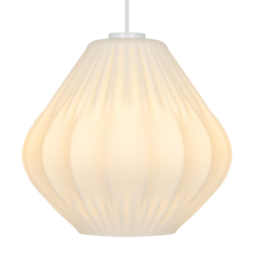Nordlux - Suspension sur câble MALUCA 1xE27/15W/230V Ø 29 cm blanc