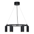 Nordlux - Suspension sur câble VICO 6xGU10/5W/230V noire