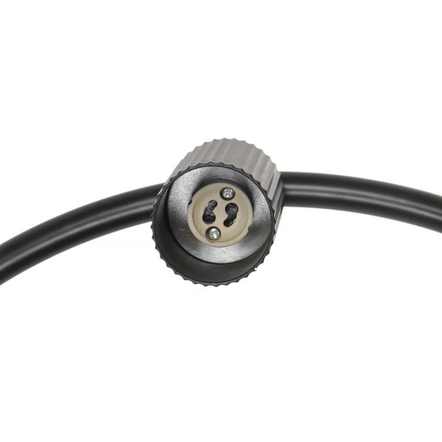 Nordlux - Suspension sur câble VICO 6xGU10/5W/230V noire