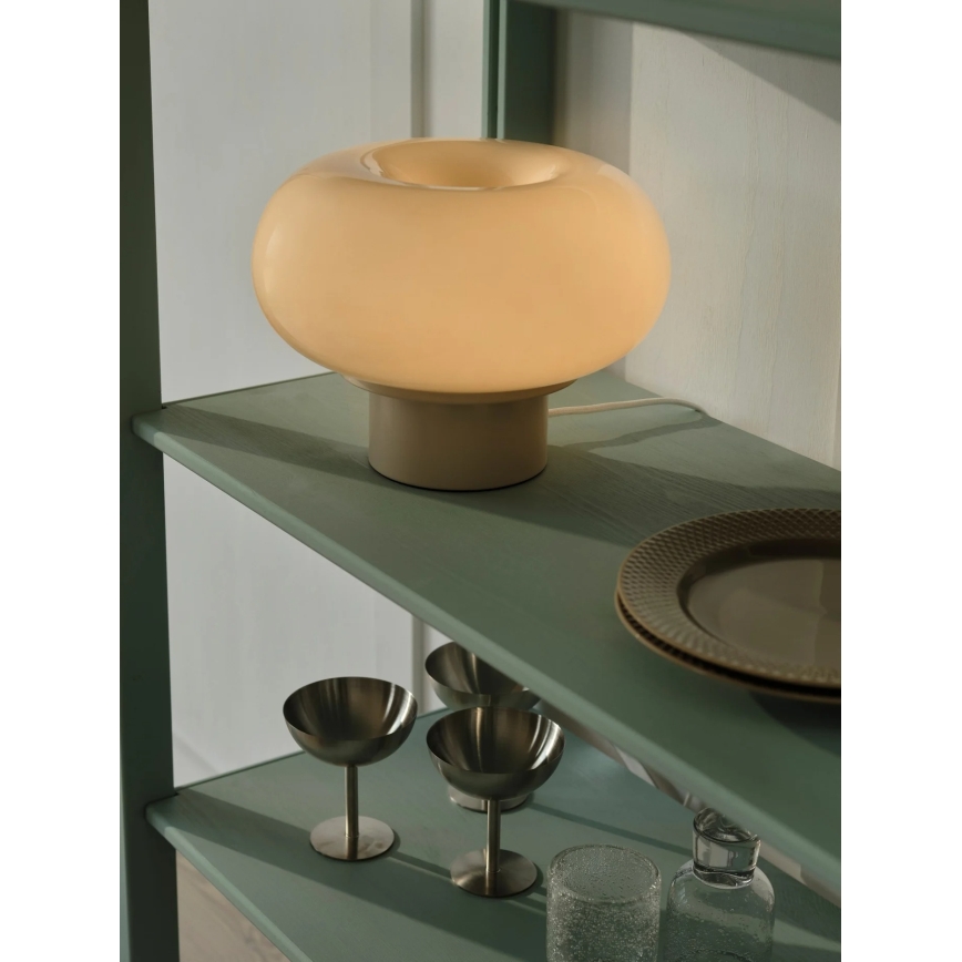 Nordlux - Tischlampe MALTI 2xE27/10W/230V beige