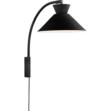 Nordlux - Wandleuchte DIAL 1xE27/40W/230V schwarz