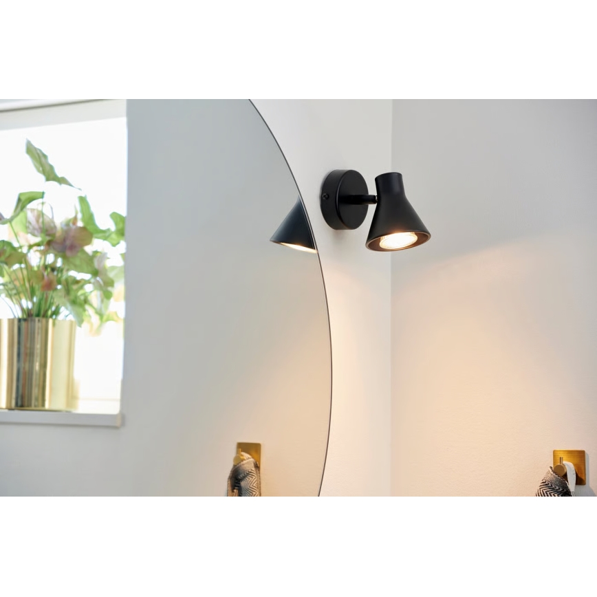 Nordlux - Wandleuchte EIK 1xGU10/35W/230V schwarz