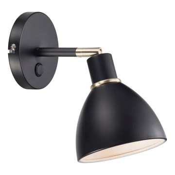 Nordlux - Wandleuchte RAY 1xE14/25W/230V schwarz