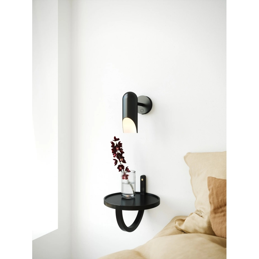 Nordlux - Wandleuchte ROCHELLE 1xGU10/8W/230V schwarz