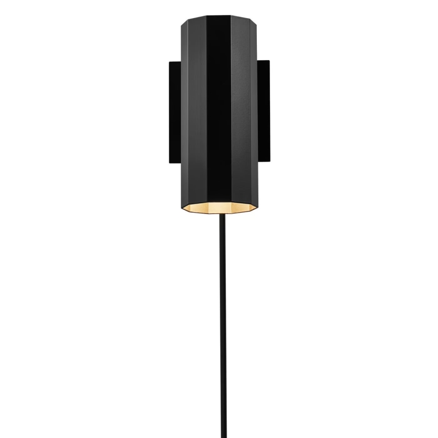 Nordlux - Wandstrahler ALANIS 1xGU10/15W/230V schwarz