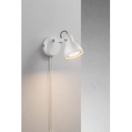 Nordlux - Wandstrahler ASLAK 1xGU10/35W/230V weiß