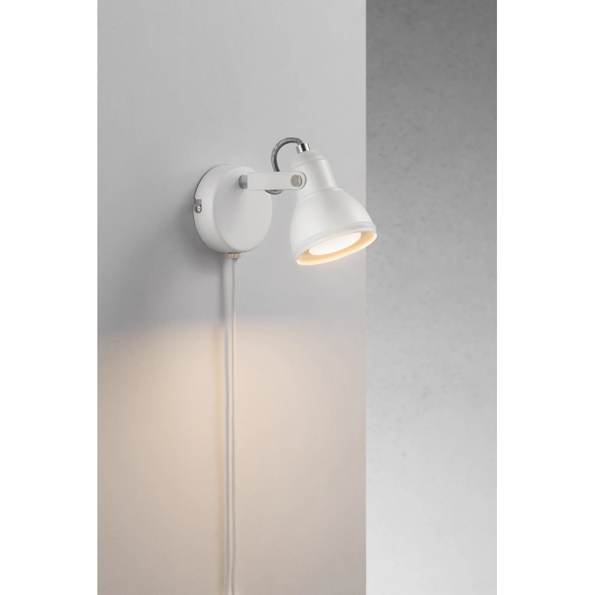 Nordlux - Wandstrahler ASLAK 1xGU10/35W/230V weiß