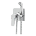 Novaservis-Robinet de bidet avec pulvérisateur pour une installation encastrée METALIA chrome brillant
