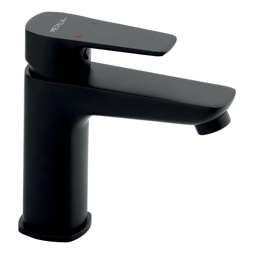 Novaservis - Robinet de lavabo METALIA ECO 15,2 cm mat noir