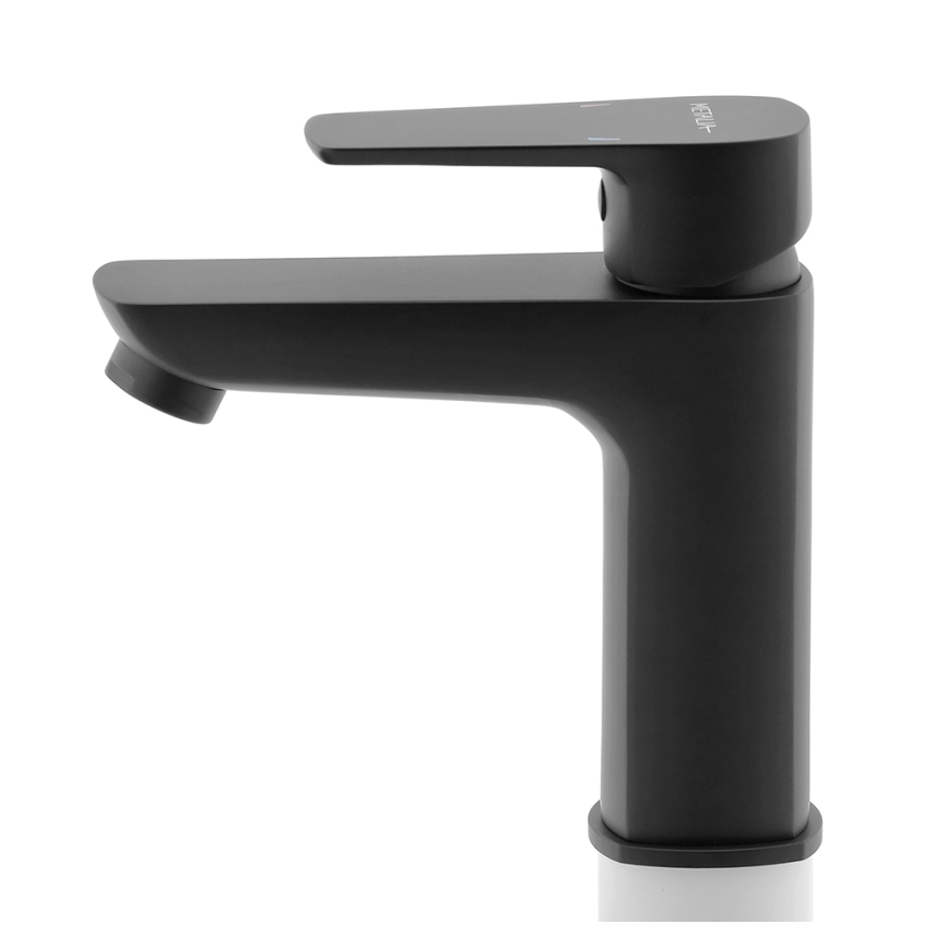 Novaservis - Robinet de lavabo METALIA ECO 15,2 cm mat noir