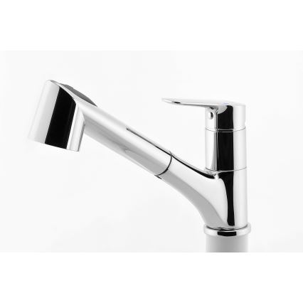 Novaservis - Rubinetto da cucina con doccetta estraibile METALIA cromo lucido