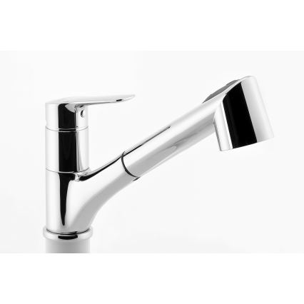 Novaservis - Rubinetto da cucina con doccetta estraibile METALIA cromo lucido