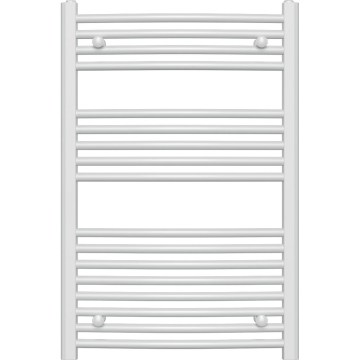 Novaservis - Scaldasalviette a scala 478W/230V 90x60 cm bianco, profilo arrotondato