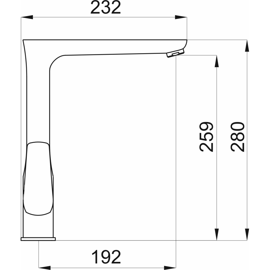 Novaservis - Spültischarmatur METALIA, hochglanzverchromt