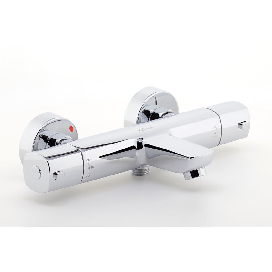 Novaservis - Thermostatische Badewannenarmatur METALIA glänzendes Chrom