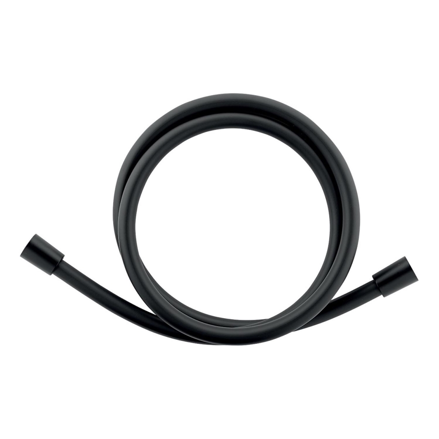 Novaservis - Tuyau de douche plastique 150 cm mat noir