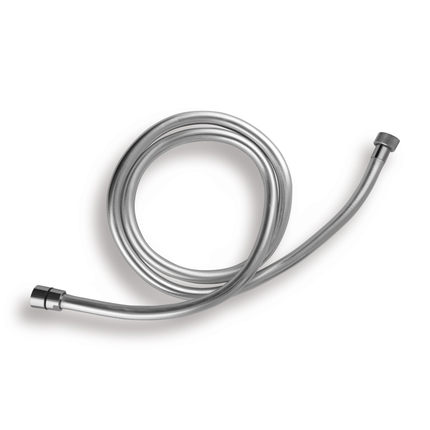 Novaservis - Tuyau de douche plastique 200 cm chrome mat