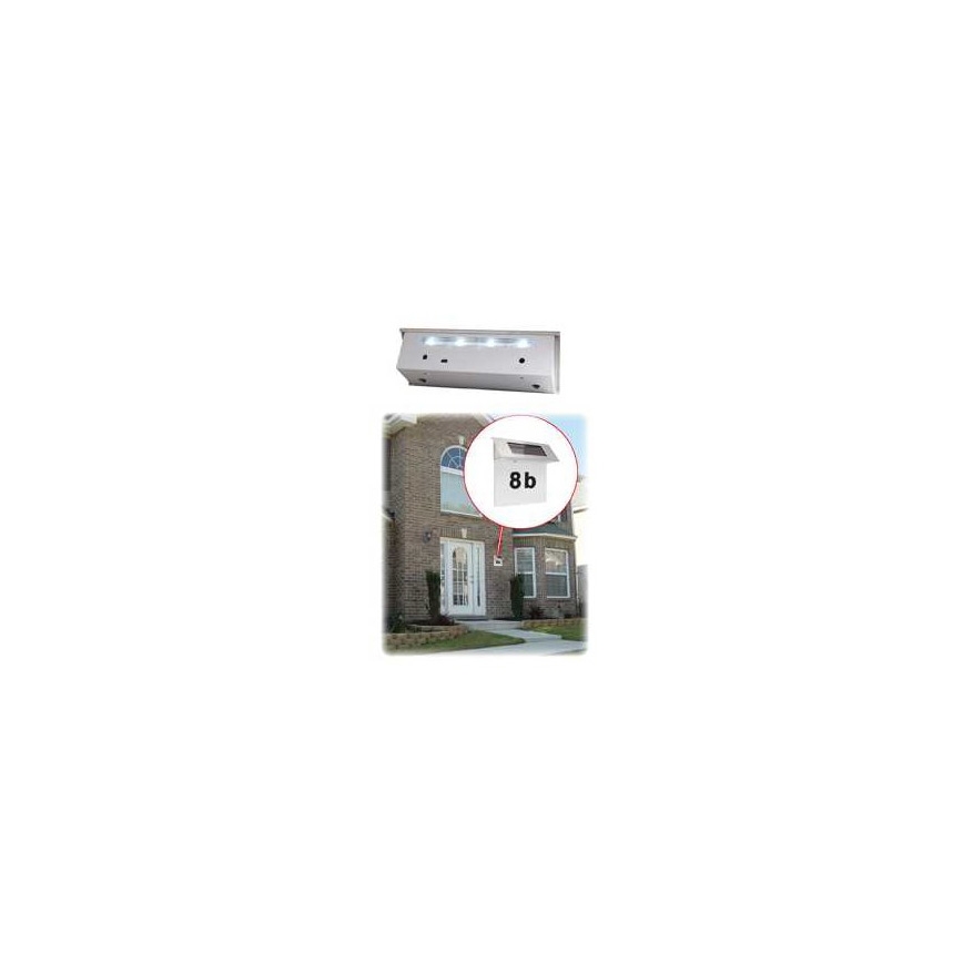 Numero civico con illuminazione LED