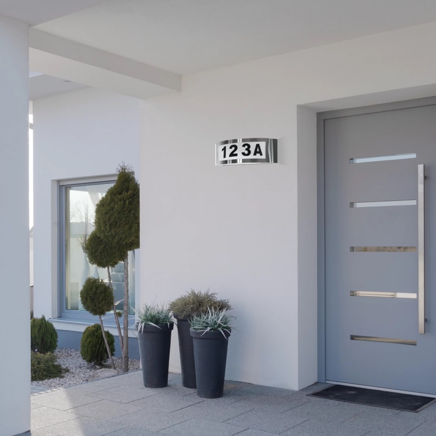 Numéro de maison 1xE27/14W/230V IP54
