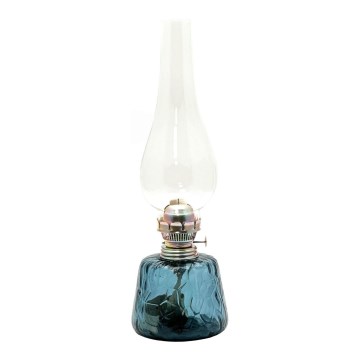 Öllampe POLY 38 cm blau