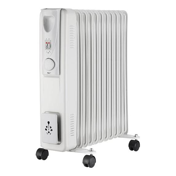 Ölradiator mit 11 Rippen, 1000/1500/2500 W, 230 V