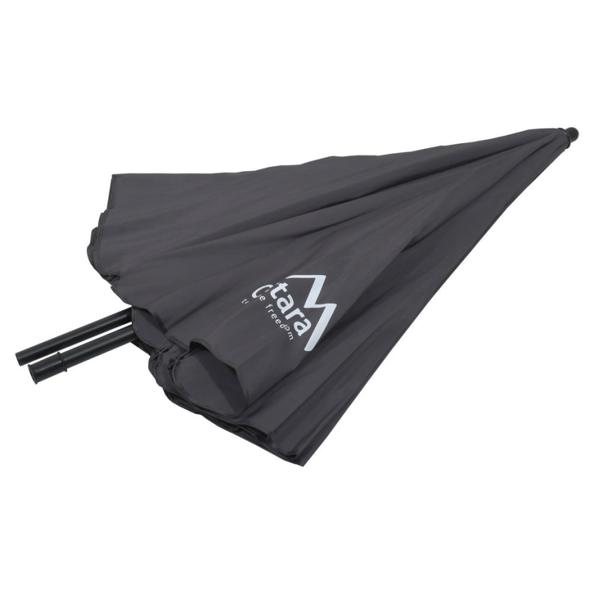 Ombrellone pieghevole inclinabile d. 1,8 m grigio