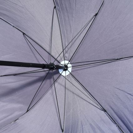 Ombrellone pieghevole inclinabile d. 1,8 m grigio