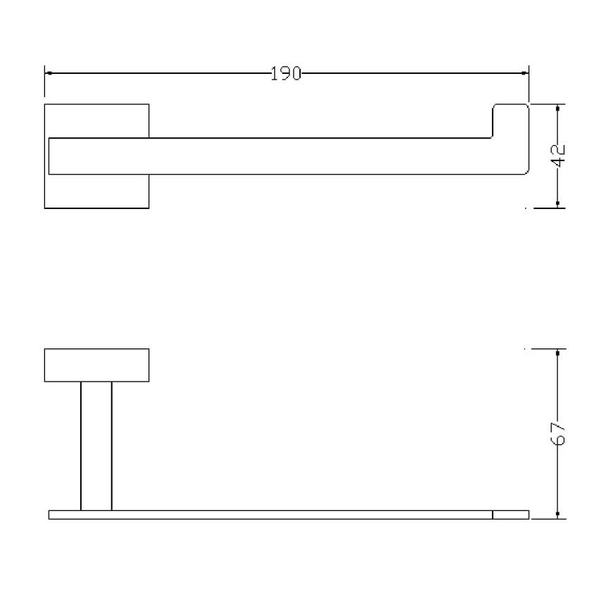 OMNIRES 8151BCR - Porta carta igienica LIFT cromo lucido