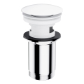 OMNIRES A706BM - Scarico del lavandino CLICK-CLACK diametro 6,6 cm bianco opaco
