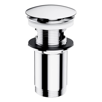 OMNIRES A706CR - Scarico del lavandino CLICK-CLACK diametro 6,6 cm cromo lucido