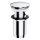 OMNIRES A706CR - Scarico del lavandino CLICK-CLACK diametro 6,6 cm cromo lucido
