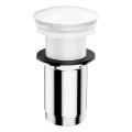 OMNIRES A716BP - Waschbeckenablauf CLICK-CLACK Ø 6,6 cm glänzend weiß