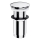 OMNIRES A716CR - Bonde de lavabo CLICK-CLACK d. 6,6 cm chrome brillant