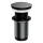 OMNIRES A716GR - Scarico del lavandino CLICK-CLACK diametro 6,6 cm pettinato grafite