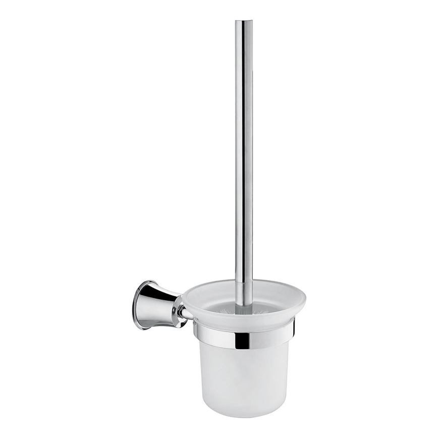 OMNIRES AL53620CR - Toilettenbürste wandmontiert ART LINE glänzendes Chrom