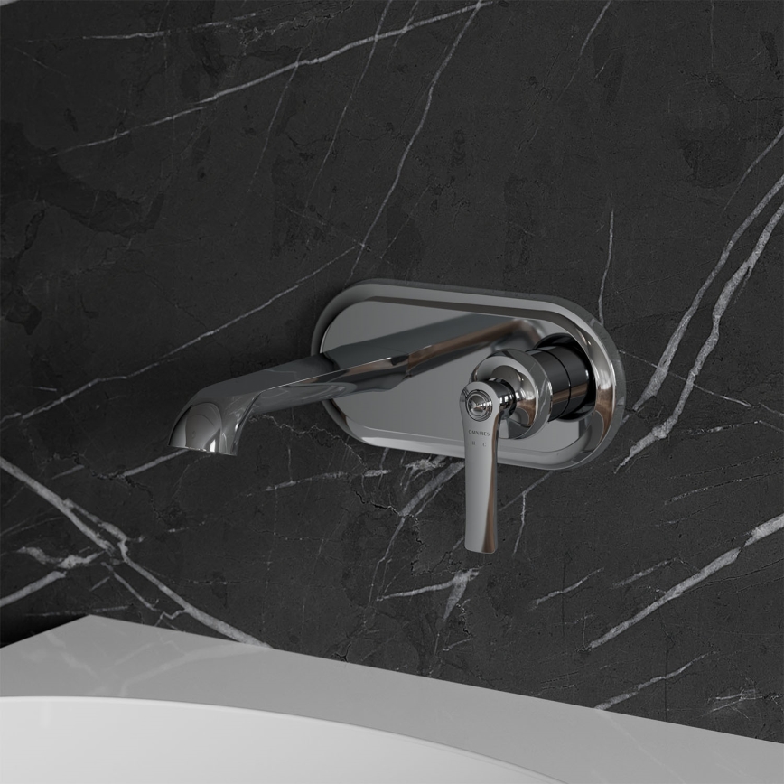 OMNIRES AM5215CR - Rubinetto per lavabo da incasso ARMANCE cromo lucido