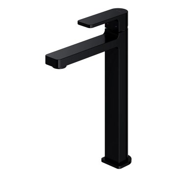 OMNIRES BA7812BL - Miscelatore per lavabo BARETTI 27,7 cm nero opaco