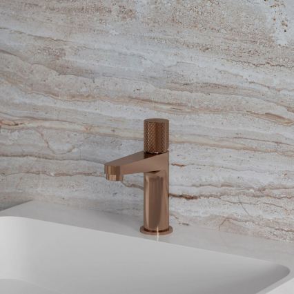 OMNIRES CT8010CPB - Miscelatore per lavabo CONTOUR 16,6 cm rame spazzolato