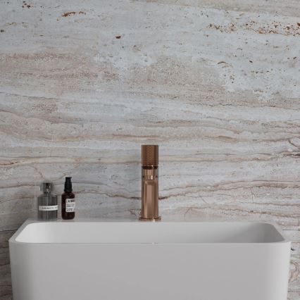 OMNIRES CT8010CPB - Miscelatore per lavabo CONTOUR 16,6 cm rame spazzolato