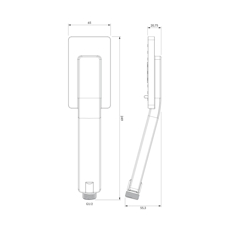 OMNIRES JIMJIM-RCR - Doccia portatile JIMJIM cromo lucido