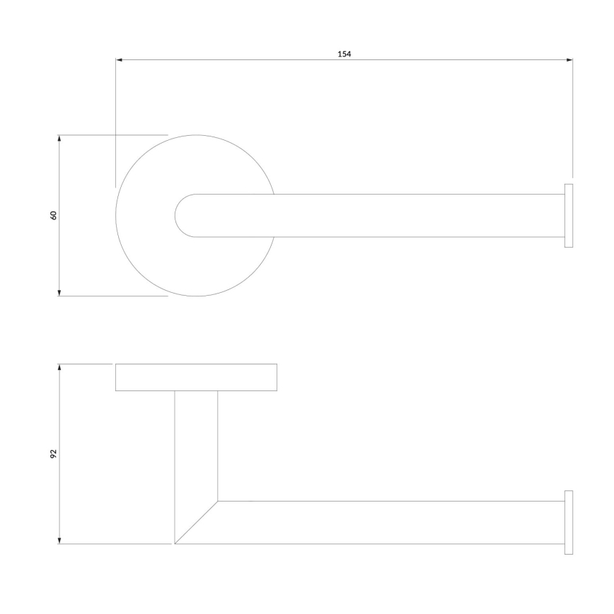 OMNIRES MP60510CR - Porta carta igienica MODERN PROJECT cromo lucido