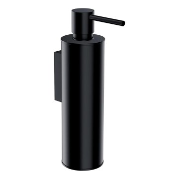 OMNIRES MP60721BL - Distributore di sapone a parete MODERN PROJECT 150 ml opaco nero
