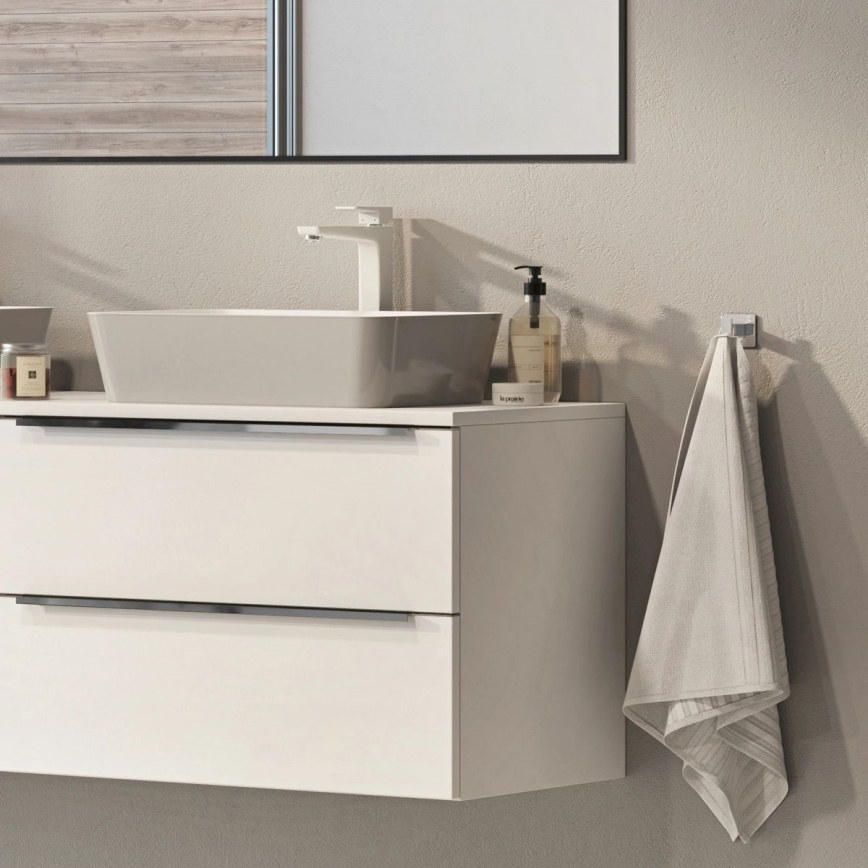 OMNIRES NL80115CR - Gancio a muro NELSON cromo lucido