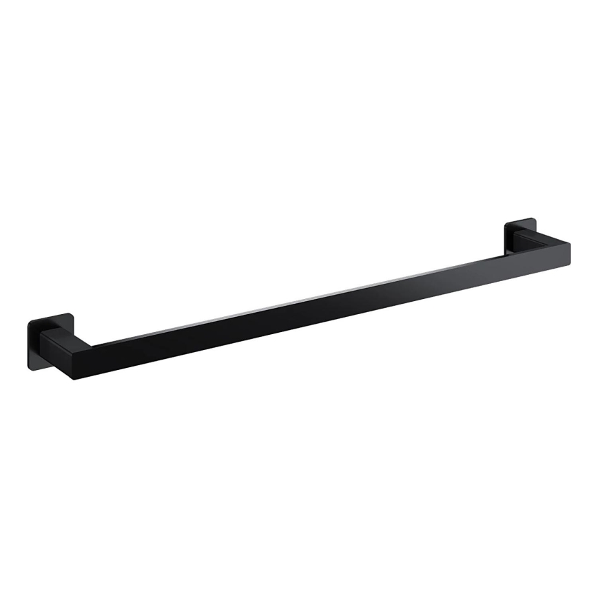 OMNIRES NL80216BL - Appendiabiti da parete NELSON 62 cm opaco nero