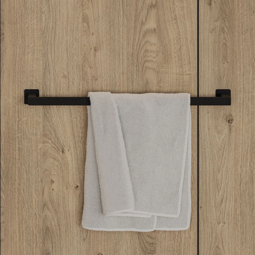 OMNIRES NL80216BL - Appendiabiti da parete NELSON 62 cm opaco nero