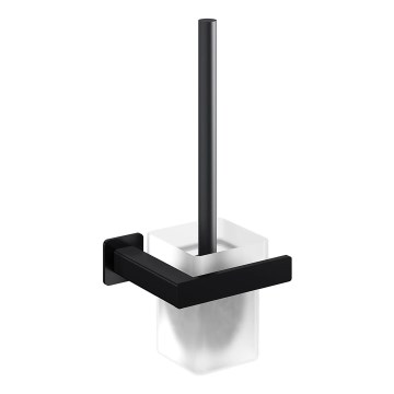 OMNIRES NL80620BL - Brosse de toilette à fixation murale NELSON mat noir